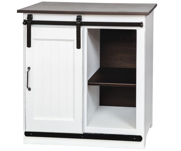 Barn Door TV Cabinet - 32"W