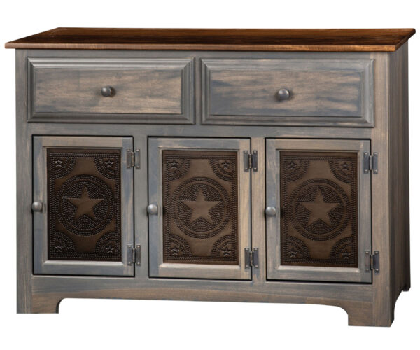 3 Door Hutch Base With Tin Doors