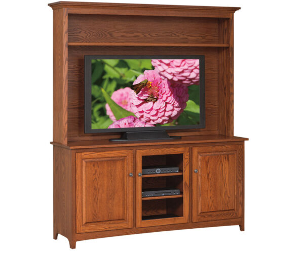 Shaker TV Stand with Hutch